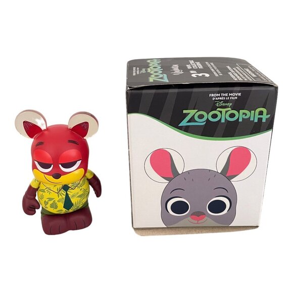 Disney Store Zootopia Nick Wilde Fox Vinylmation 3” Figure - Picture 2 of 6